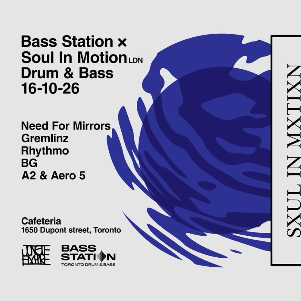 Bass Station X Soul in Motion LDN flyer